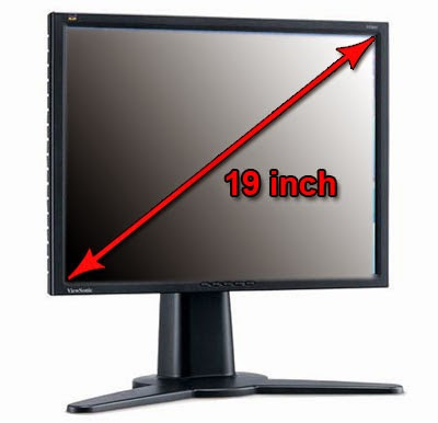 Monitor LCD diagonal
