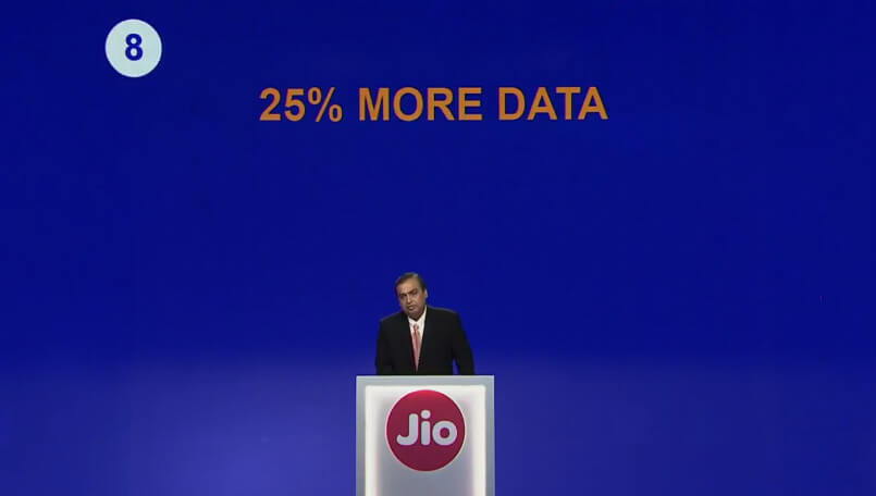 Jio Student Offer will get 25% more data