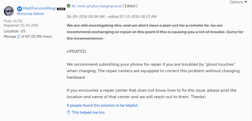 Solved Moto g4 plus heating issue