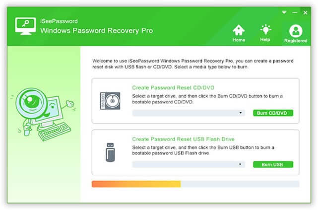 Creating Password Recovery using iSeePassword