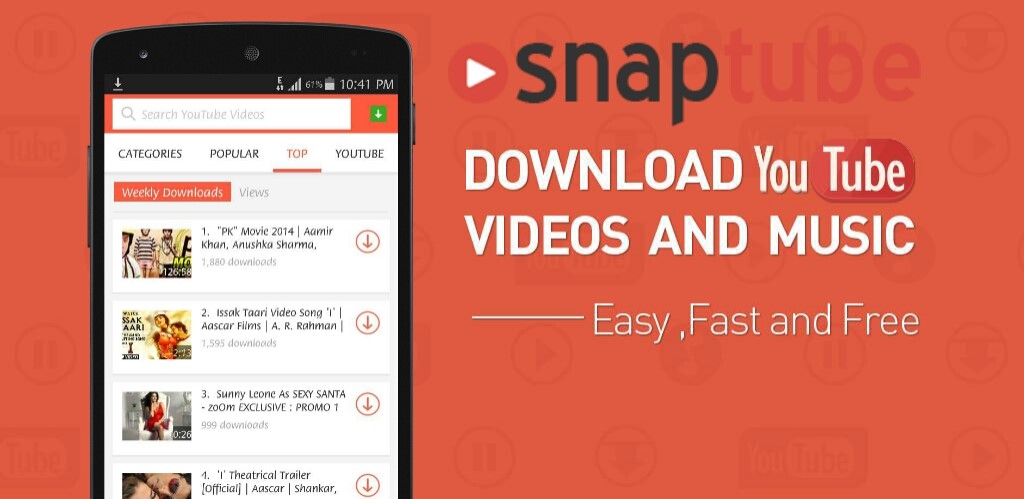 free download snaptube video downloader